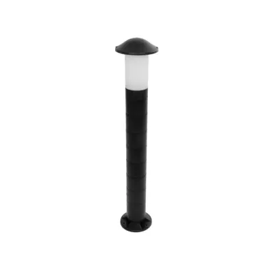 LEDTM® GARDENIO 203-0247 Μοντέρνο Επιδαπέδιο Φωτιστικό Κολωνάκι Κήπου Μονόφωτο 1 x E27 IP44 Μαύρο Πλαστικό - Μ15 x Π15 x Υ85cm