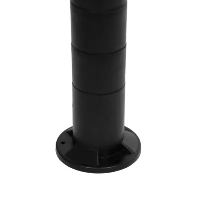 LEDTM® GARDENIO 203-0248 Μοντέρνο Επιδαπέδιο Φωτιστικό Κολωνάκι Κήπου Μονόφωτο 1 x E27 IP44 Μαύρο Πλαστικό - Μ15 x Π15 x Υ57cm - Image 7