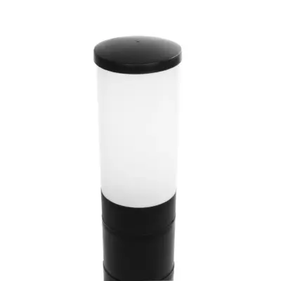 LEDTM® GARDENIO 203-0250 Μοντέρνο Επιδαπέδιο Φωτιστικό Κολωνάκι Κήπου Μονόφωτο 1 x E27 IP44 Μαύρο Πλαστικό - Μ15 x Π15 x Υ84cm - Image 6