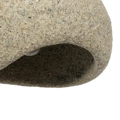 LEDTM® STONE 204-0123 Μοντέρνο Κρεμαστό Φωτιστικό Καμπάνα Μονόφωτο 1 x E27 IP20 Μπεζ Πολυστερίνη με Μπεζ Ρητίνη - Μ35 x Π31 x Υ26cm - Image 8