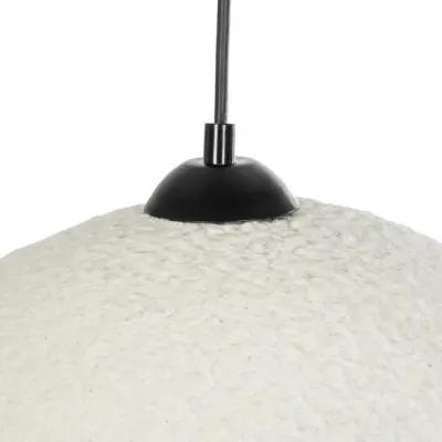 LEDTM® STONE 204-0124 Μοντέρνο Κρεμαστό Φωτιστικό Καμπάνα Μονόφωτο 1 x E27 IP20 Γκρι Πολυστερίνη με Γκρι Ρητίνη - Μ35 x Π31 x Υ26cm - Image 9