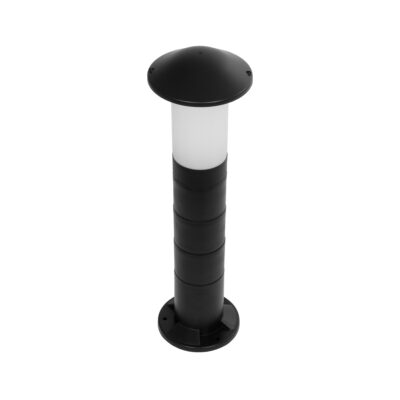 LEDTM® GARDENIO 203-0248 Μοντέρνο Επιδαπέδιο Φωτιστικό Κολωνάκι Κήπου Μονόφωτο 1 x E27 IP44 Μαύρο Πλαστικό - Μ15 x Π15 x Υ57cm - Image 5