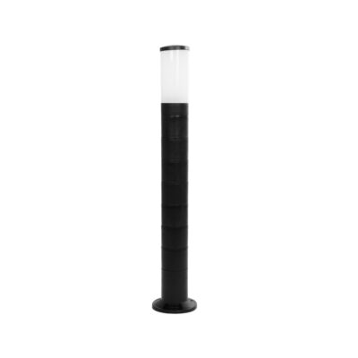 LEDTM® GARDENIO 203-0250 Μοντέρνο Επιδαπέδιο Φωτιστικό Κολωνάκι Κήπου Μονόφωτο 1 x E27 IP44 Μαύρο Πλαστικό - Μ15 x Π15 x Υ84cm - Image 4