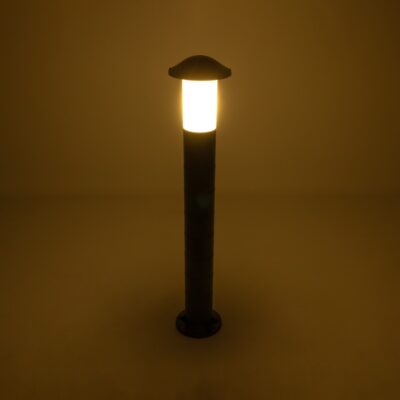 LEDTM® GARDENIO 203-0247 Μοντέρνο Επιδαπέδιο Φωτιστικό Κολωνάκι Κήπου Μονόφωτο 1 x E27 IP44 Μαύρο Πλαστικό - Μ15 x Π15 x Υ85cm - Image 3
