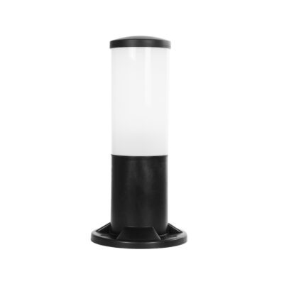 LEDTM® GARDENIO 203-0249 Μοντέρνο Επιδαπέδιο Φωτιστικό Κολωνάκι Κήπου Μονόφωτο 1 x E27 IP44 Μαύρο Πλαστικό - Μ15 x Π15 x Υ31cm - Image 4