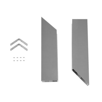 LEDTM® ALP-CORNER-IN90 BRIGHTRAIL 61782 Επιφανειακό / Κρεμαστό Προφίλ Αλουμινίου Γωνία με Λευκό Γαλακτερό Πατητό Κάλυμμα για Ταινίες LED IP20 - Γκρι Ανθρακί Ματ - Μ30 x Π5 x Υ7.5cm - Image 8