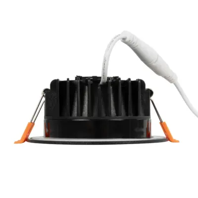 LEDTM® WATERA 60897 Χωνευτό Downlight Σποτ Panel LED 12W 1500lm 120° AC 220-240V Αδιάβροχο IP54 Ρυθμιζόμενο Λευκό CCT με Διακόπτη στο Σώμα 2700K/4500K/6000K Dimmable - Lumileds SMD Chip & TÜV SÜD Driver - Μαύρο Ματ - Μ10.8 x Π10.8 x Υ3.2cm / Q9cm - 3 Χρόνια Εγγύηση - Image 4