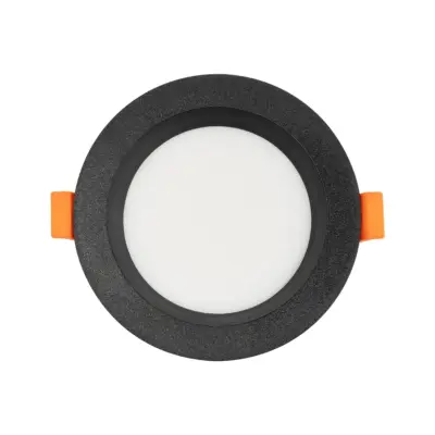 LEDTM® WATERA 60897 Χωνευτό Downlight Σποτ Panel LED 12W 1500lm 120° AC 220-240V Αδιάβροχο IP54 Ρυθμιζόμενο Λευκό CCT με Διακόπτη στο Σώμα 2700K/4500K/6000K Dimmable - Lumileds SMD Chip & TÜV SÜD Driver - Μαύρο Ματ - Μ10.8 x Π10.8 x Υ3.2cm / Q9cm - 3 Χρόνια Εγγύηση - Image 5