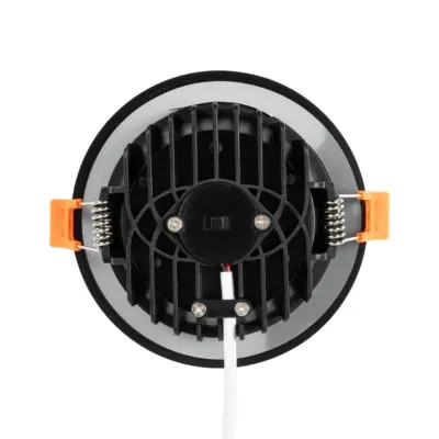 LEDTM® WATERA 60897 Χωνευτό Downlight Σποτ Panel LED 12W 1500lm 120° AC 220-240V Αδιάβροχο IP54 Ρυθμιζόμενο Λευκό CCT με Διακόπτη στο Σώμα 2700K/4500K/6000K Dimmable - Lumileds SMD Chip & TÜV SÜD Driver - Μαύρο Ματ - Μ10.8 x Π10.8 x Υ3.2cm / Q9cm - 3 Χρόνια Εγγύηση - Image 6