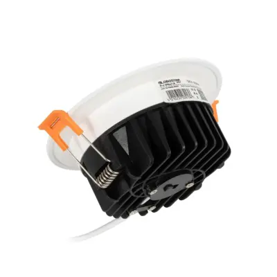 LEDTM® WATERA 60898 Χωνευτό Downlight Σποτ Panel LED 12W 1500lm 120° AC 220-240V Αδιάβροχο IP54 Ρυθμιζόμενο Λευκό CCT με Διακόπτη στο Σώμα 2700K/4500K/6000K Dimmable - Lumileds SMD Chip & TÜV SÜD Driver - Λευκό Ματ - Μ10.8 x Π10.8 x Υ3.2cm / Q9cm - 3 Χρόνια Εγγύηση - Image 3