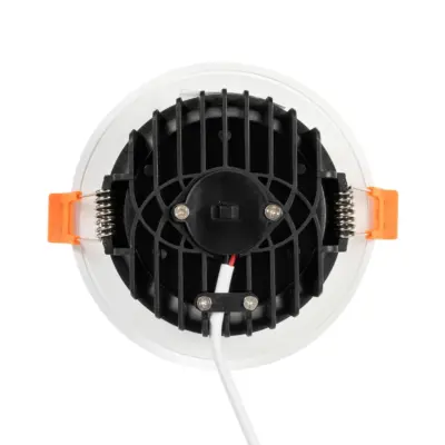 LEDTM® WATERA 60898 Χωνευτό Downlight Σποτ Panel LED 12W 1500lm 120° AC 220-240V Αδιάβροχο IP54 Ρυθμιζόμενο Λευκό CCT με Διακόπτη στο Σώμα 2700K/4500K/6000K Dimmable - Lumileds SMD Chip & TÜV SÜD Driver - Λευκό Ματ - Μ10.8 x Π10.8 x Υ3.2cm / Q9cm - 3 Χρόνια Εγγύηση - Image 6