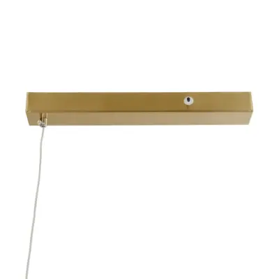 LEDTM® LINARIA 60923 Μοντέρνο Κρεμαστό Φωτιστικό Οροφής LED 36W 4150lm 180° AC 220-240V IP20 Ρυθμιζόμενο Λευκό CCT με Χειριστήριο από 2700K έως 6000K Dimmable - Lumileds SMD Chip - Χρυσό Βούρτσας - Μ120 x Π2 x Υ10cm - 3 Χρόνια Εγγύηση - Image 5