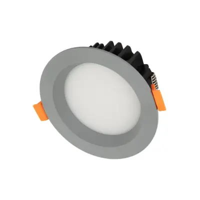 LEDTM® WATERA 60986 Χωνευτό Downlight Σποτ Panel LED 12W 1500lm 120° AC 220-240V Αδιάβροχο IP54 Ρυθμιζόμενο Λευκό CCT με Διακόπτη στο Σώμα 2700K/4500K/6000K Dimmable - Lumileds SMD Chip & TÜV SÜD Driver - Γκρι Ανθρακί Ματ - Μ10.8 x Π10.8 x Υ3.2cm / Q9cm - 3 Χρόνια Εγγύηση