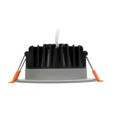 LEDTM® WATERA 60986 Χωνευτό Downlight Σποτ Panel LED 12W 1500lm 120° AC 220-240V Αδιάβροχο IP54 Ρυθμιζόμενο Λευκό CCT με Διακόπτη στο Σώμα 2700K/4500K/6000K Dimmable - Lumileds SMD Chip & TÜV SÜD Driver - Γκρι Ανθρακί Ματ - Μ10.8 x Π10.8 x Υ3.2cm / Q9cm - 3 Χρόνια Εγγύηση - Image 4