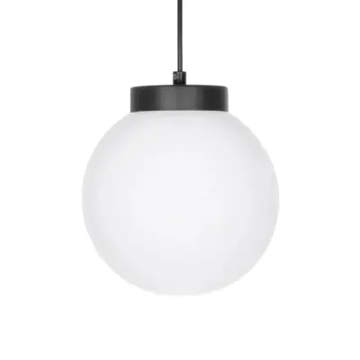 LEDTM® AGROS 61591 Κρεμαστό Φωτιστικό Οροφής Κήπου με Ντουί 1 x E27 AC 220-240V Αδιάβροχο IP65 - Λευκό & Μάυρο - Μ20 x Π20 x Υ22cm - Image 5