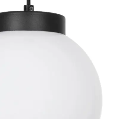 LEDTM® AGROS 61591 Κρεμαστό Φωτιστικό Οροφής Κήπου με Ντουί 1 x E27 AC 220-240V Αδιάβροχο IP65 - Λευκό & Μάυρο - Μ20 x Π20 x Υ22cm - Image 8