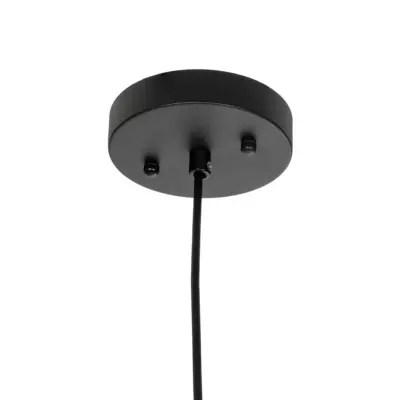 LEDTM® AGROS 61591 Κρεμαστό Φωτιστικό Οροφής Κήπου με Ντουί 1 x E27 AC 220-240V Αδιάβροχο IP65 - Λευκό & Μάυρο - Μ20 x Π20 x Υ22cm - Image 9