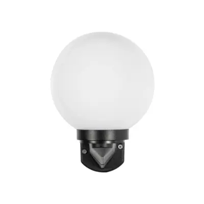 LEDTM® AGROS 61592 Φωτιστικό Τοίχου - Απλίκα Κήπου με Ντουί 1 x E27 AC 220-240V Αδιάβροχο IP65 - Λευκό & Μάυρο - Μ20 x Π20 x Υ30cm - Image 4
