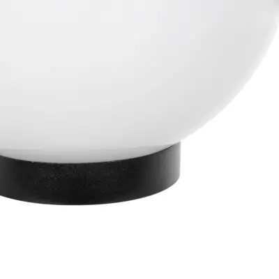 LEDTM® AGROS 61594 Φωτιστικό Κήπου με Ντουί 1 x E27 AC 220-240V Αδιάβροχο IP65 - Λευκό & Μάυρο - Μ20 x Π20 x Υ22cm - Image 6