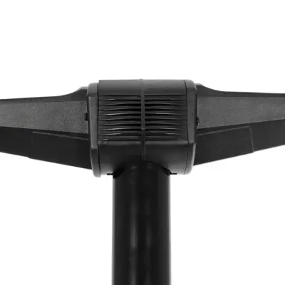 LEDTM® AGROS 61598 Φωτιστικό Κολωνάκι Κήπου με Ντουί 2 x E27 AC 220-240V Αδιάβροχο IP65 - Λευκό & Μάυρο - Μ75 x Π30 x Υ240cm - Image 6