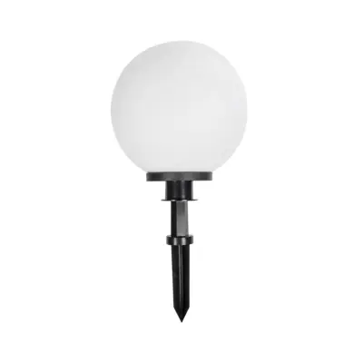 LEDTM® AGROS 61708 Φωτιστικό Κήπου / Καρφωτό με Ντουί 1 x E27 AC 220-240V Αδιάβροχο IP65 - Λευκό & Μάυρο - Μ30 x Π30 x Υ64cm - Image 3