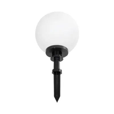 LEDTM® AGROS 61708 Φωτιστικό Κήπου / Καρφωτό με Ντουί 1 x E27 AC 220-240V Αδιάβροχο IP65 - Λευκό & Μάυρο - Μ30 x Π30 x Υ64cm - Image 4