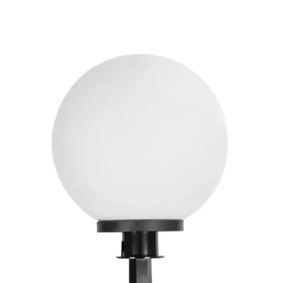 LEDTM® AGROS 61708 Φωτιστικό Κήπου / Καρφωτό με Ντουί 1 x E27 AC 220-240V Αδιάβροχο IP65 - Λευκό & Μάυρο - Μ30 x Π30 x Υ64cm - Image 5