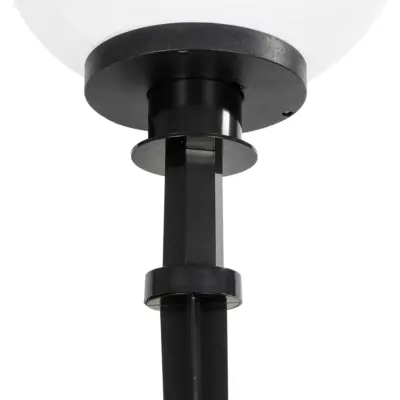 LEDTM® AGROS 61708 Φωτιστικό Κήπου / Καρφωτό με Ντουί 1 x E27 AC 220-240V Αδιάβροχο IP65 - Λευκό & Μάυρο - Μ30 x Π30 x Υ64cm - Image 6