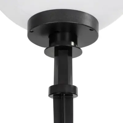 LEDTM® AGROS 61709 Φωτιστικό Κήπου / Καρφωτό με Ντουί 1 x E27 AC 220-240V Αδιάβροχο IP65 - Λευκό & Μάυρο - Μ40 x Π40 x Υ74cm - Image 7