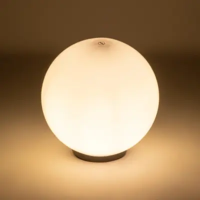LEDTM® AGROS 61710 Φωτιστικό Κήπου με Ντουί 1 x E27 AC 220-240V Αδιάβροχο IP65 - Λευκό & Μάυρο - Μ30 x Π30 x Υ32cm - Image 3