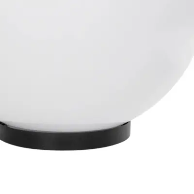 LEDTM® AGROS 61710 Φωτιστικό Κήπου με Ντουί 1 x E27 AC 220-240V Αδιάβροχο IP65 - Λευκό & Μάυρο - Μ30 x Π30 x Υ32cm - Image 6