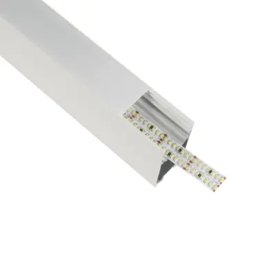 LEDTM® ALP-LINEAR LUMILINE 61763-3M Επιφανειακό / Κρεμαστό / Επιτοίχιο Προφίλ Αλουμινίου με Λευκό Γαλακτερό Πατητό Κάλυμμα για Ταινίες LED IP20 - Λευκό Ματ - Μ300 x Π3.5 x Υ7cm