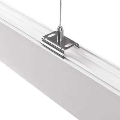 LEDTM® ALP-LINEAR LUMILINE 61763-3M Επιφανειακό / Κρεμαστό / Επιτοίχιο Προφίλ Αλουμινίου με Λευκό Γαλακτερό Πατητό Κάλυμμα για Ταινίες LED IP20 - Λευκό Ματ - Μ300 x Π3.5 x Υ7cm - Image 7