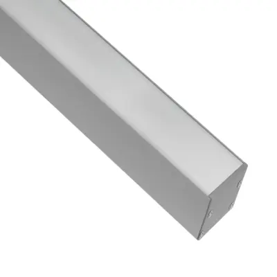 LEDTM® ALP-LINEAR LUMILINE 61765-3M Επιφανειακό / Κρεμαστό / Επιτοίχιο Προφίλ Αλουμινίου με Λευκό Γαλακτερό Πατητό Κάλυμμα για Ταινίες LED IP20 - Γκρι Ανθρακί Ματ - Μ300 x Π3.5 x Υ7cm - Image 4