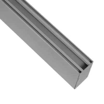 LEDTM® ALP-LINEAR LUMILINE 61765-3M Επιφανειακό / Κρεμαστό / Επιτοίχιο Προφίλ Αλουμινίου με Λευκό Γαλακτερό Πατητό Κάλυμμα για Ταινίες LED IP20 - Γκρι Ανθρακί Ματ - Μ300 x Π3.5 x Υ7cm - Image 5