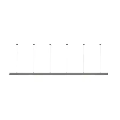 LEDTM® ALP-LINEAR LUMILINE 61765-3M Επιφανειακό / Κρεμαστό / Επιτοίχιο Προφίλ Αλουμινίου με Λευκό Γαλακτερό Πατητό Κάλυμμα για Ταινίες LED IP20 - Γκρι Ανθρακί Ματ - Μ300 x Π3.5 x Υ7cm - Image 9