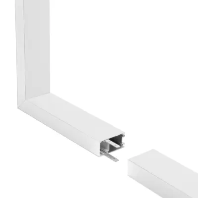 LEDTM® ALP-CORNER-SIDE90 LUMILINE 61766 Επιφανειακό / Κρεμαστό Προφίλ Αλουμινίου Γωνία με Λευκό Γαλακτερό Πατητό Κάλυμμα για Ταινίες LED IP20 - Λευκό Ματ - Μ30 x Π3.5 x Υ7cm - Image 4