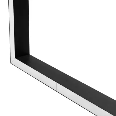 LEDTM® ALP-CORNER-SIDE90 LUMILINE 61767 Επιφανειακό / Κρεμαστό Προφίλ Αλουμινίου Γωνία με Λευκό Γαλακτερό Πατητό Κάλυμμα για Ταινίες LED IP20 - Μαύρο Ματ - Μ30 x Π3.5 x Υ7cm - Image 5