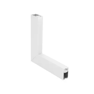 LEDTM® ALP-CORNER-IN90 LUMILINE 61769 Επιφανειακό / Κρεμαστό Προφίλ Αλουμινίου Γωνία με Λευκό Γαλακτερό Πατητό Κάλυμμα για Ταινίες LED IP20 - Λευκό Ματ - Μ30 x Π3.5 x Υ7cm
