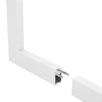 LEDTM® ALP-CORNER-IN90 LUMILINE 61769 Επιφανειακό / Κρεμαστό Προφίλ Αλουμινίου Γωνία με Λευκό Γαλακτερό Πατητό Κάλυμμα για Ταινίες LED IP20 - Λευκό Ματ - Μ30 x Π3.5 x Υ7cm - Image 4