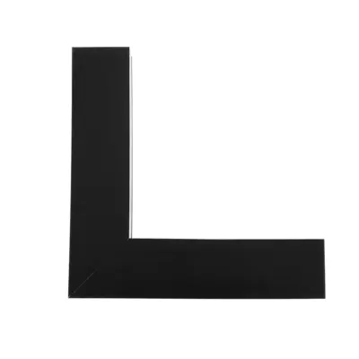 LEDTM® ALP-CORNER-IN90 LUMILINE 61770 Επιφανειακό / Κρεμαστό Προφίλ Αλουμινίου Γωνία με Λευκό Γαλακτερό Πατητό Κάλυμμα για Ταινίες LED IP20 - Μαύρο Ματ - Μ30 x Π3.5 x Υ7cm - Image 7