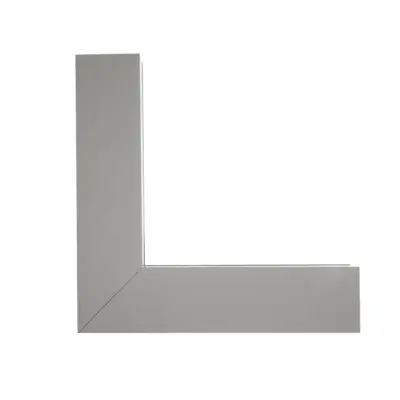 LEDTM® ALP-CORNER-IN90 LUMILINE 61771 Επιφανειακό / Κρεμαστό Προφίλ Αλουμινίου Γωνία με Λευκό Γαλακτερό Πατητό Κάλυμμα για Ταινίες LED IP20 - Γκρι Ανθρακί Ματ - Μ30 x Π3.5 x Υ7cm - Image 7