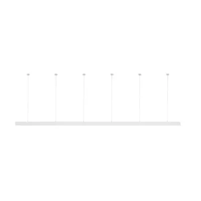 LEDTM® ALP-LINEAR BRIGHTRAIL 61774-3M Επιφανειακό / Κρεμαστό / Επιτοίχιο Προφίλ Αλουμινίου με Λευκό Γαλακτερό Πατητό Κάλυμμα για Ταινίες LED IP20 - Λευκό Ματ - Μ300 x Π5 x Υ7.5cm - Image 8