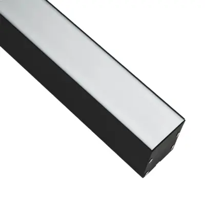 LEDTM® ALP-LINEAR BRIGHTRAIL 61775-3M Επιφανειακό / Κρεμαστό / Επιτοίχιο Προφίλ Αλουμινίου με Λευκό Γαλακτερό Πατητό Κάλυμμα για Ταινίες LED IP20 - Μαύρο Ματ - Μ300 x Π5 x Υ7.5cm - Image 4