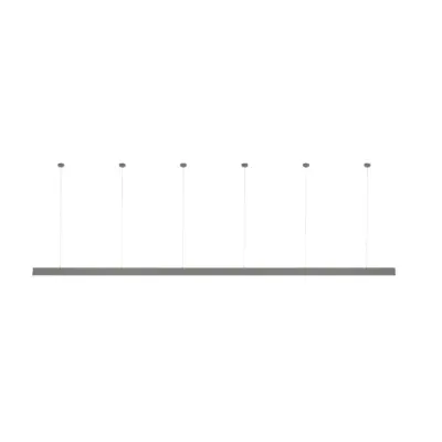 LEDTM® ALP-LINEAR BRIGHTRAIL 61776-3M Επιφανειακό / Κρεμαστό / Επιτοίχιο Προφίλ Αλουμινίου με Λευκό Γαλακτερό Πατητό Κάλυμμα για Ταινίες LED IP20 - Γκρι Ανθρακί Ματ - Μ300 x Π5 x Υ7.5cm - Image 8
