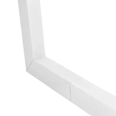 LEDTM® ALP-CORNER-IN90 BRIGHTRAIL 61780 Επιφανειακό / Κρεμαστό Προφίλ Αλουμινίου Γωνία με Λευκό Γαλακτερό Πατητό Κάλυμμα για Ταινίες LED IP20 - Λευκό Ματ - Μ30 x Π5 x Υ7.5cm - Image 5
