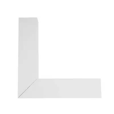LEDTM® ALP-CORNER-IN90 BRIGHTRAIL 61780 Επιφανειακό / Κρεμαστό Προφίλ Αλουμινίου Γωνία με Λευκό Γαλακτερό Πατητό Κάλυμμα για Ταινίες LED IP20 - Λευκό Ματ - Μ30 x Π5 x Υ7.5cm - Image 7