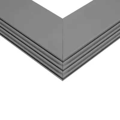 LEDTM® ALP-CORNER-IN90 BRIGHTRAIL 61782 Επιφανειακό / Κρεμαστό Προφίλ Αλουμινίου Γωνία με Λευκό Γαλακτερό Πατητό Κάλυμμα για Ταινίες LED IP20 - Γκρι Ανθρακί Ματ - Μ30 x Π5 x Υ7.5cm - Image 6