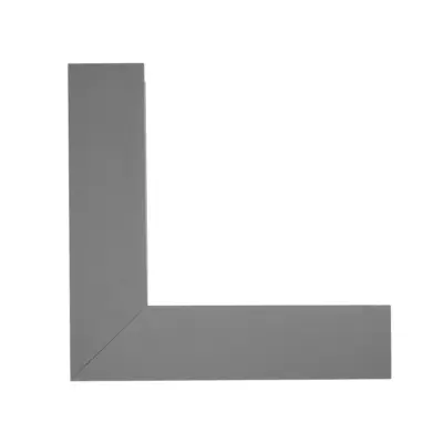 LEDTM® ALP-CORNER-IN90 BRIGHTRAIL 61782 Επιφανειακό / Κρεμαστό Προφίλ Αλουμινίου Γωνία με Λευκό Γαλακτερό Πατητό Κάλυμμα για Ταινίες LED IP20 - Γκρι Ανθρακί Ματ - Μ30 x Π5 x Υ7.5cm - Image 7