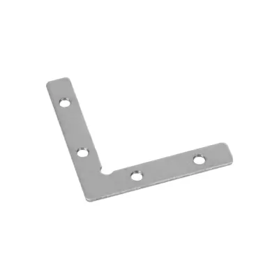LEDTM® LUMILINE 61783 Σύνδεσμος Γ Επέκτασης Προφίλ Αλουμινίου - Ασημί - Μ4.6 x Π0.8 x Υ4.6cm